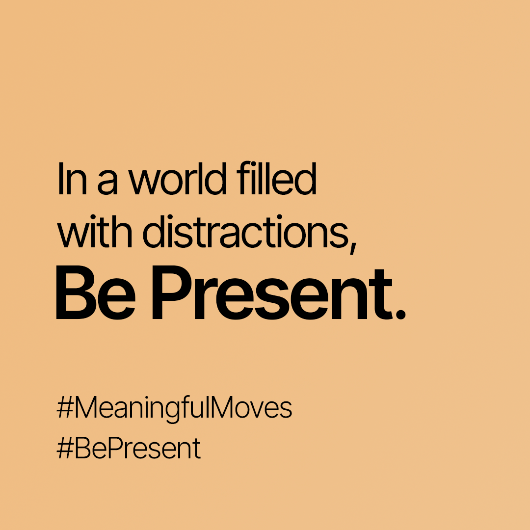 Presence is a rare advantage in a world overrun by automation and distraction
