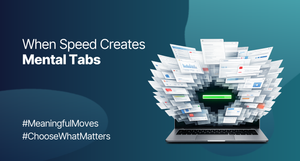 You can get more done with AI and still end the day feeling like your mind never caught up.