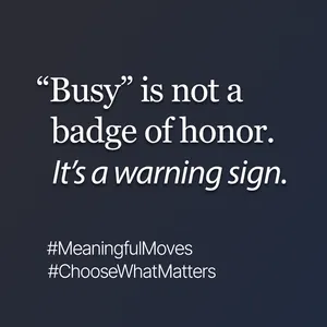 Why is "busy" still the answer we give when someone asks how we're doing?