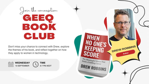 GEEQ Book Club: When No One's Keeping Score with Author Drew Robbins