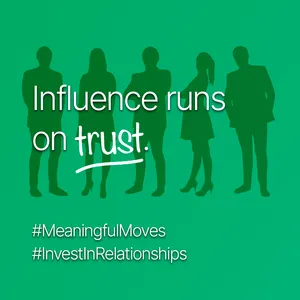 You don't need to put on a performance to influence, you need trust that crosses teams