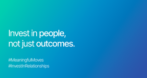 Those who matter in your career are those you invest in, without expecting any instant payoff