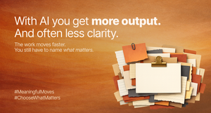 AI can make the work look better without making the decision clearer.