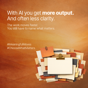 AI can make the work look better without making the decision clearer.