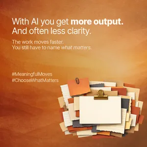 AI can make the work look better without making the decision clearer.