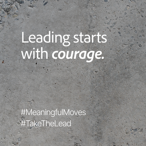 Just a bit of courage can be the beginnings of the leader a team needs