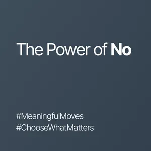 You can't find focus or fulfillment until you get good at saying no