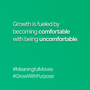 Growth happens when you learn to welcome feedback, even if it feels uncomfortable