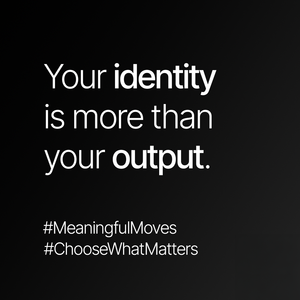 When your work shifts, it can feel like you might disappear with it.